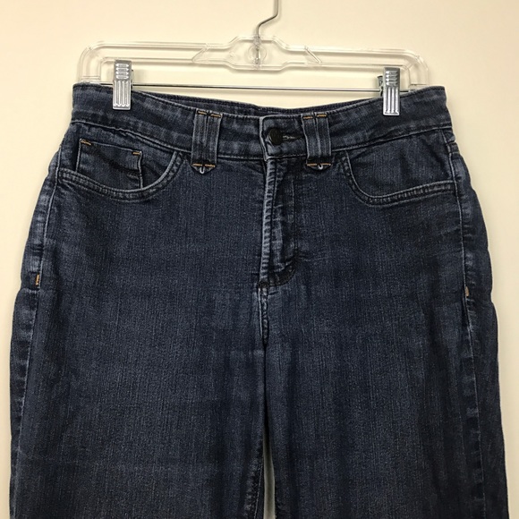 NYDJ 6 PETITE dark wash jeans straight leg - Picture 3 of 8